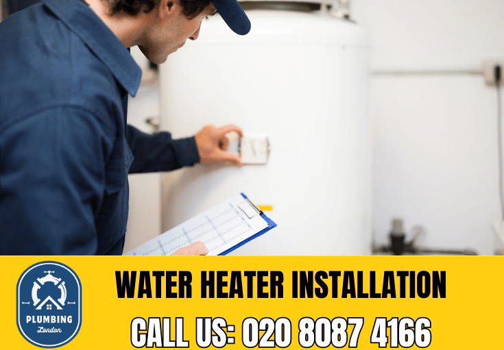 water heater installation Barking